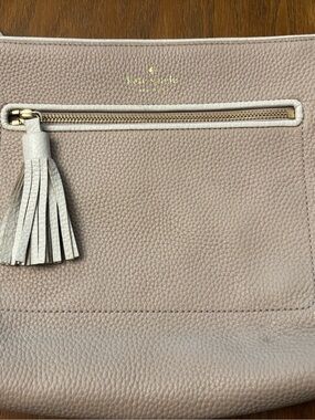Kate Spade New York Pebbled Leather Crossbody in Taupe